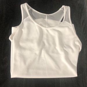 Nike white tank top